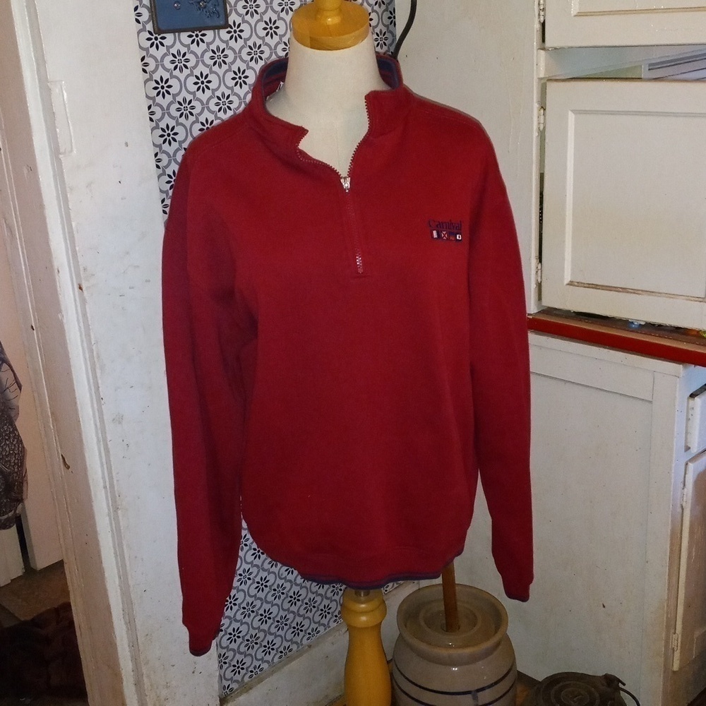 Vintage Carnival Cruise red sweatshirt S/M